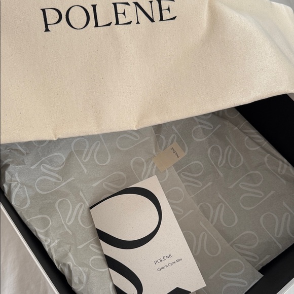 POLENE Cyme Tote - Textured Taupe - Picture 8 of 10